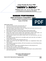 Naskah Soal Babak Penyisihan Math and SC PDF