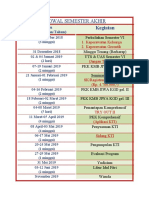 Jadwal