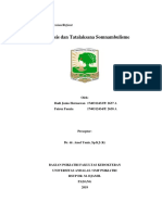 Referat Diagnosis Dan Tatalaksana Somnambulisme