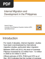 Internal Migration and Development in The Philippines 25june2015