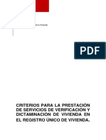 Criterios - Prestacion Servicios de VERIFICACION INFONAVIT PDF