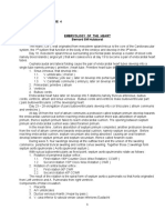 2 Fms II WK 2 Lect 4 Embryology of The Heart 2014 (Embrology)