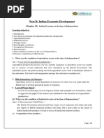 11 Economics Notes Ch10 Indian Economy at the Time of Independence