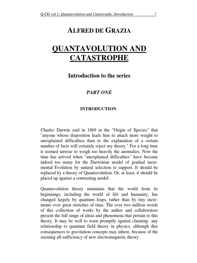 Alfred de Grazia Quantavolution PDF