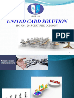 United Cadd Solution: Iso 9001: 2015 Certified Company