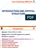 MME2104 Material Science & Metallurgy Notes