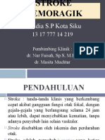 Claudia S.P Kota Siku: Pembimbing Klinik: Dr. Nur Faisah, SP.S, M.Kes Dr. Masita Muchtar