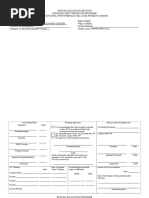 ITP Form (Blank Template) PREVOC