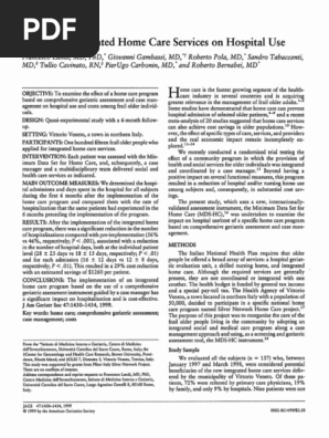 Home Care Services Pdf