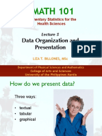 MATH 101: Data Organization and Presentation