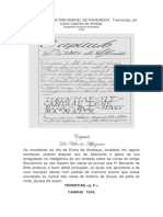 A Corografia de Frei Manuel de Figueiredo