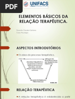 Elementos Básicos Da Relação Terapêutica