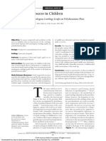 Nasal Septal Abscess in Children: Reconstruction With Autologous Cartilage Grafts On Polydioxanone Plate