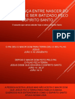 A Diferença Entre Nascer Batizado Pelo Espirito Santo Artur Nogueira