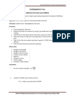 Laboratory Manual Mass Transfer Experiments