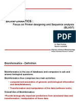 Bioinformatics:: Focus On Primer Designing and Sequence Analysis (Blast)