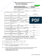 Mate - Info.ro.4498 Model Nr. 2 Simulare E.N. Matematica Cls A Vii-A, Martie 2019