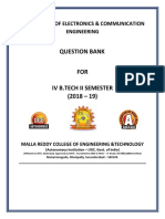 Iv Ece Ii Sem Q.bank 2016-17 PDF