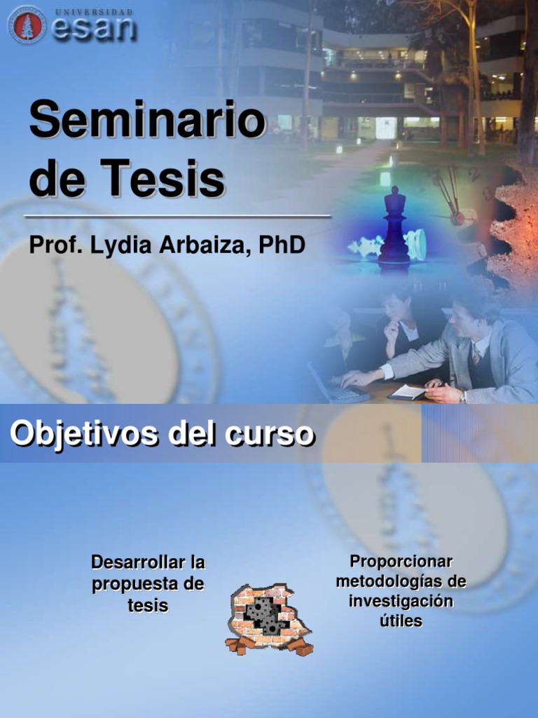 Seminario De Tesis Pdf Método Científico Science