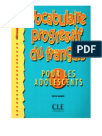 Vocabulaire Progressif - Ado