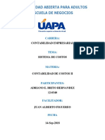 Tarea 1 de Contabilidad de Costo 2