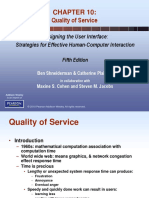 Quality of Service: Designing The User Interface: Strategies For Effective Human-Computer Interaction