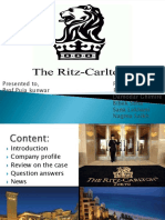 Ritz Carlton Customer Service Excellence