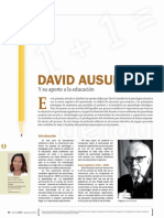 David Ausubel y Su Aporte A La Educación