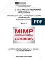 Bases Del Proceso CAS #001-2019-CONADIS