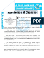 Ficha Aventemos Al Chancho para Cuarto de Primaria