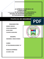 Politicas de Seguridad RO KP SA CV