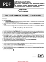 Fisioterapia - prova de concursos anteriores