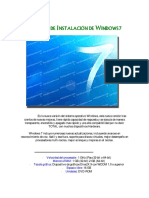 Manual Instalacion Windows7