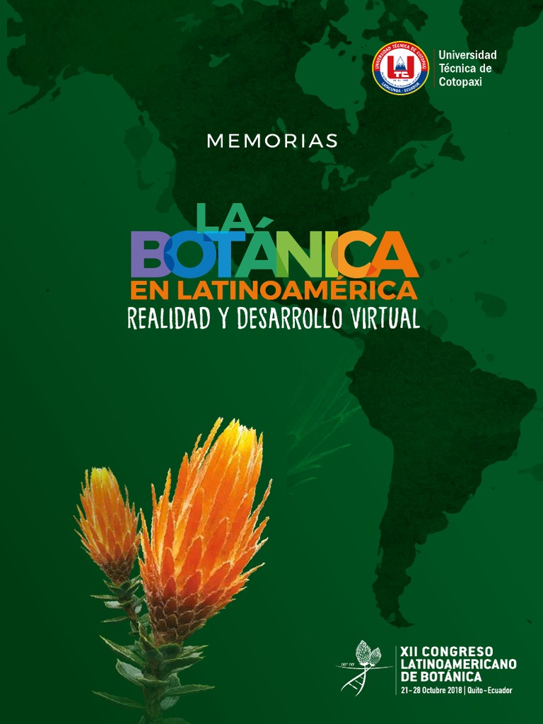 Memorias Congreso Xii Botanica 2018 PDF Caliza Botánica