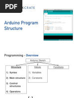 1. Arduino Program Structure