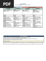 Jose-Yearly Plan 5th Grade