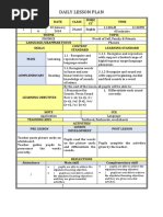 Daily Lesson Plan: Complementary