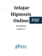Belajar Hipnosis Online: Level Basic