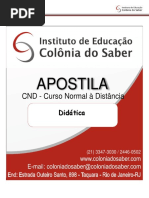 Apostila de Didática - Atualizada