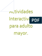 Actividades Interactivas para Adultos Mayores