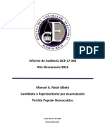 Informe de Auditoría- Comité de Amigos Manuel Natal