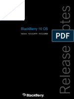 BlackBerry 10 OS 10.3.2.2474-10.3.2.2836-Release Notes-En