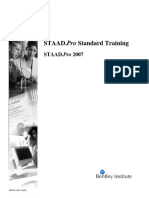 STAAD.Pro Standard Training Manual  -  Bentley Institute.pdf