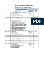 Jadual Program Transisi Tahun 1 2019