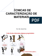 Técnicas de Caracterização de Materiais