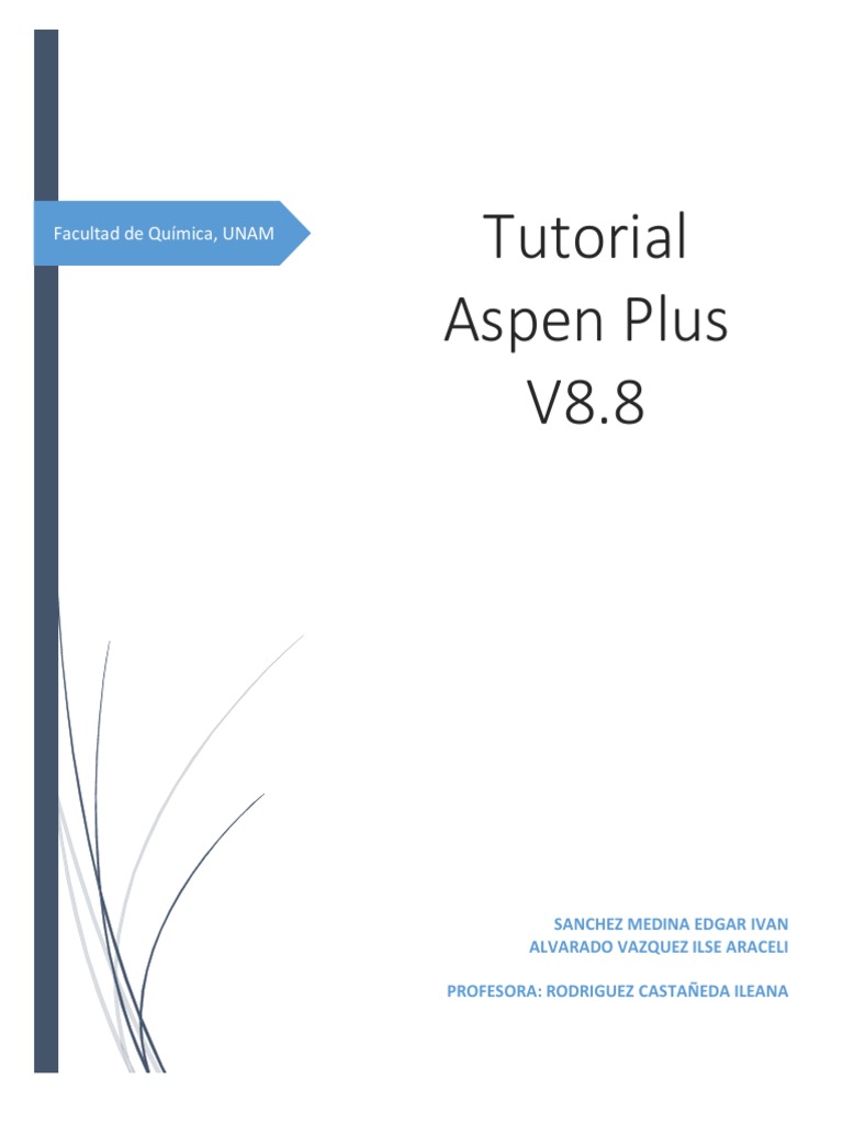 Tutorial de Aspen Plus V8.8 | PDF | Simulación | Point and Click