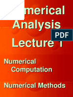 Introduction to Numerical Analysis Methods and Concepts