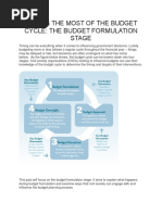 Making The Most of The Budget Cycle