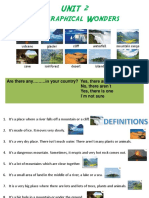 UNIT 2 Geographical Wonders PDF