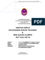 Kertas Kerja Sukan Tahunan